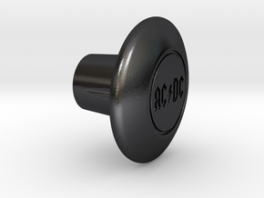 Shooter Rod Knob - Power in Polished and Bronzed Black Steel