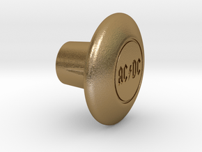 Shooter Rod Knob - Power in Polished Gold Steel