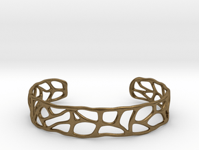 Bracelet abstract version #1 in Natural Bronze