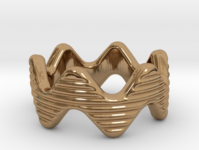 Zott Ring 16 - Italian Size 16 in Polished Brass