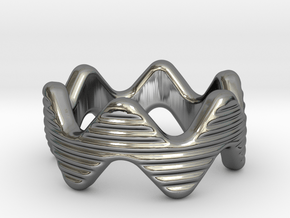 Zott Ring 18 - Italian Size 18 in Fine Detail Polished Silver