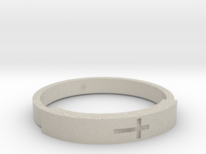 Bracelets with Christ in Natural Sandstone