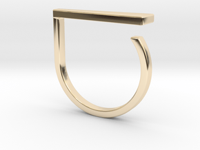 Adjustable ring. Basic model 9. in 14K Yellow Gold