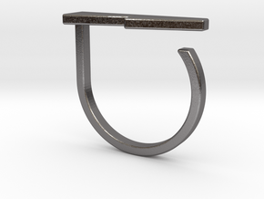 Adjustable ring. Basic model 13. in Polished Nickel Steel