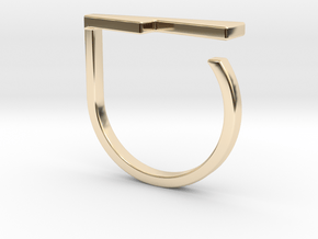 Adjustable ring. Basic model 14. in 14K Yellow Gold