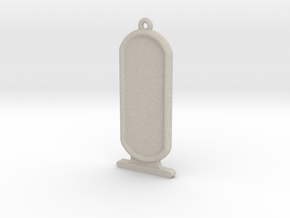 ExtraLong Customizable Ancient Egyptian Cartrouche in Natural Sandstone