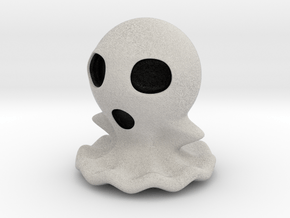 Halloween Hollowed Figurine: FullBodyGhosty in Full Color Sandstone