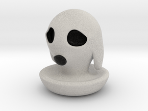 Halloween Character Hollowed Figurine: DoggyGhosty in Full Color Sandstone