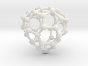 0255 Fullerene C42-34 c1 in White Natural Versatile Plastic