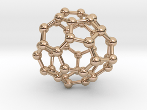 0257 Fullerene C42-36 c1 in 14k Rose Gold