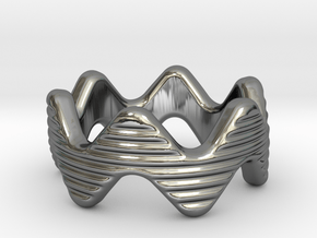Zott Ring 20 - Italian Size 20 in Fine Detail Polished Silver