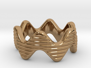 Zott Ring 21 - Italian Size 21 in Polished Brass