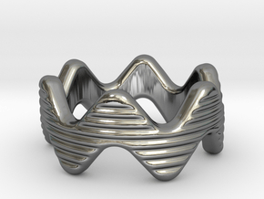 Zott Ring 21 - Italian Size 21 in Fine Detail Polished Silver
