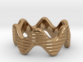 Zott Ring 22 - Italian Size 22 in Polished Brass