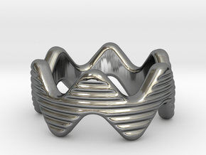 Zott Ring 22 - Italian Size 22 in Fine Detail Polished Silver