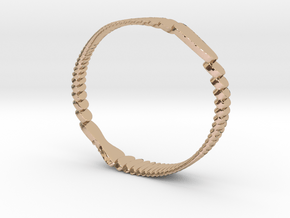 Parametric Bracelets in 14k Rose Gold