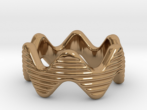 Zott Ring 23 - Italian Size 23 in Polished Brass