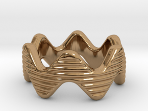 Zott Ring 24 - Italian Size 24 in Polished Brass