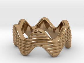Zott Ring 29 - Italian Size 29 in Polished Brass