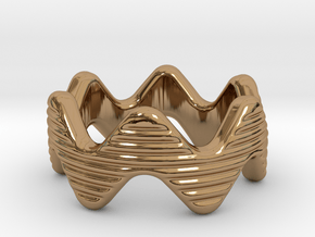 Zott Ring 30 - Italian Size 30 in Polished Brass