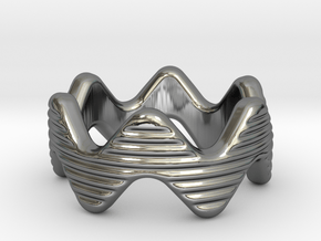 Zott Ring 30 - Italian Size 30 in Fine Detail Polished Silver