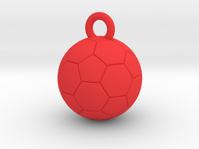 SOCCER BALL A in Red Processed Versatile Plastic