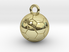 SOCCER BALL A in 18k Gold Plated Brass