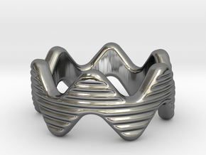 Zott Ring 31 - Italian Size 31 in Fine Detail Polished Silver