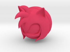 Custom Amy Rose The Hedgehog Inspired Head for Leg in Pink Processed Versatile Plastic