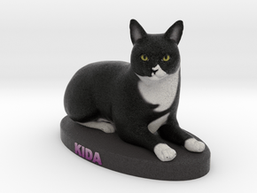 Custom Cat Figurine - Kida in Full Color Sandstone