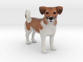 Custom Dog Figurine - Rocky in Full Color Sandstone