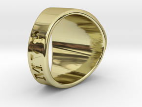 Superball Gem Ring in 18k Gold