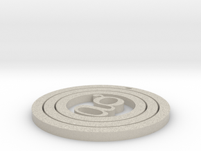 Coaster Round in Natural Sandstone