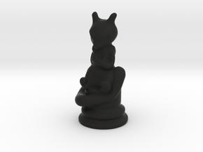 Mewtwo (Pokémon Chess Piece) in Black Natural Versatile Plastic