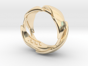 US7 Ring III in 14k Gold Plated Brass