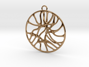 'Connect' Pendant in Polished Brass