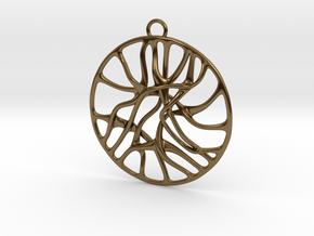 'Connect' Pendant in Polished Bronze