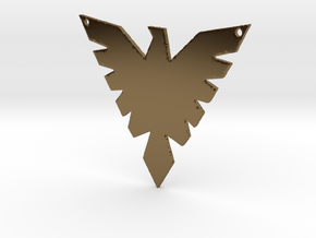 The Phoenix in Polished Bronze
