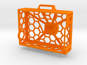 Spider Frame for a GoPro in Orange Processed Versatile Plastic