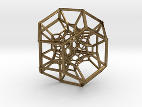 Inversion of 15 Truncated Octahedra in Natural Bronze