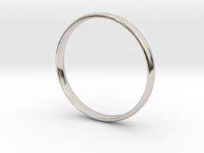 Simple wedding/engagement band - size 6 US in Platinum