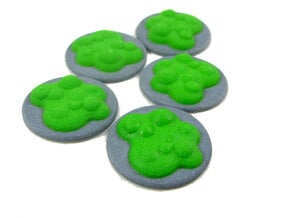 Chemical Spill Tokens (Toxic Liquid), Set of 5 in Full Color Sandstone