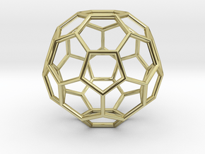 Hedron in 18k Gold Plated Brass