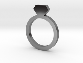 Placeholder Ring in Fine Detail Polished Silver