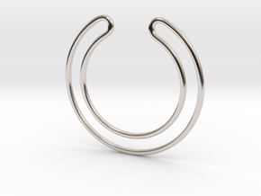 Expression - pendant collection in Rhodium Plated Brass
