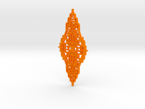 micro 5 in Orange Processed Versatile Plastic