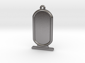 Customizable Ancient Egyptian Cartrouche in Polished Nickel Steel