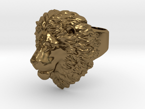 Calm Lion Ring in Polished Bronze: 11.5 / 65.25