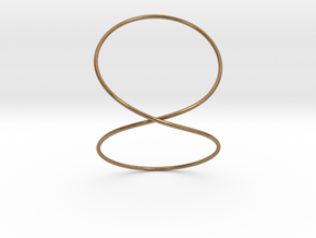 Infinity Bracelet in Natural Brass