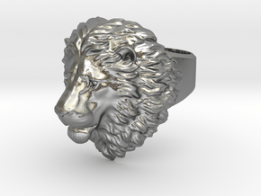 Calm Lion Ring in Natural Silver: 11.5 / 65.25